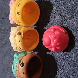 Num Noms Strawberry Stamp And 3 Rubber Tops